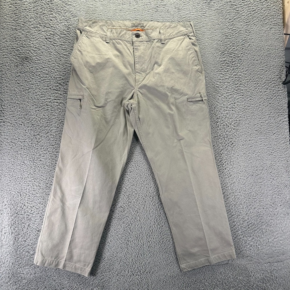 Dockers Pacific Crossover Pant Mens 40x30 Beige Cotton Cargo Straight Workwear